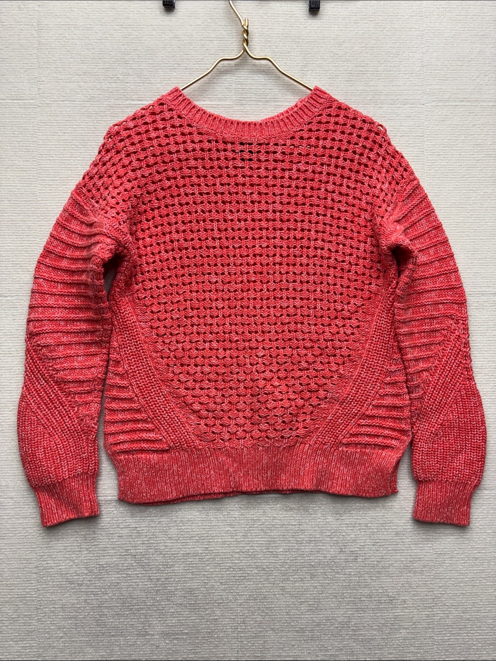 GAP | small Women's Coral Knit Textured Sweater